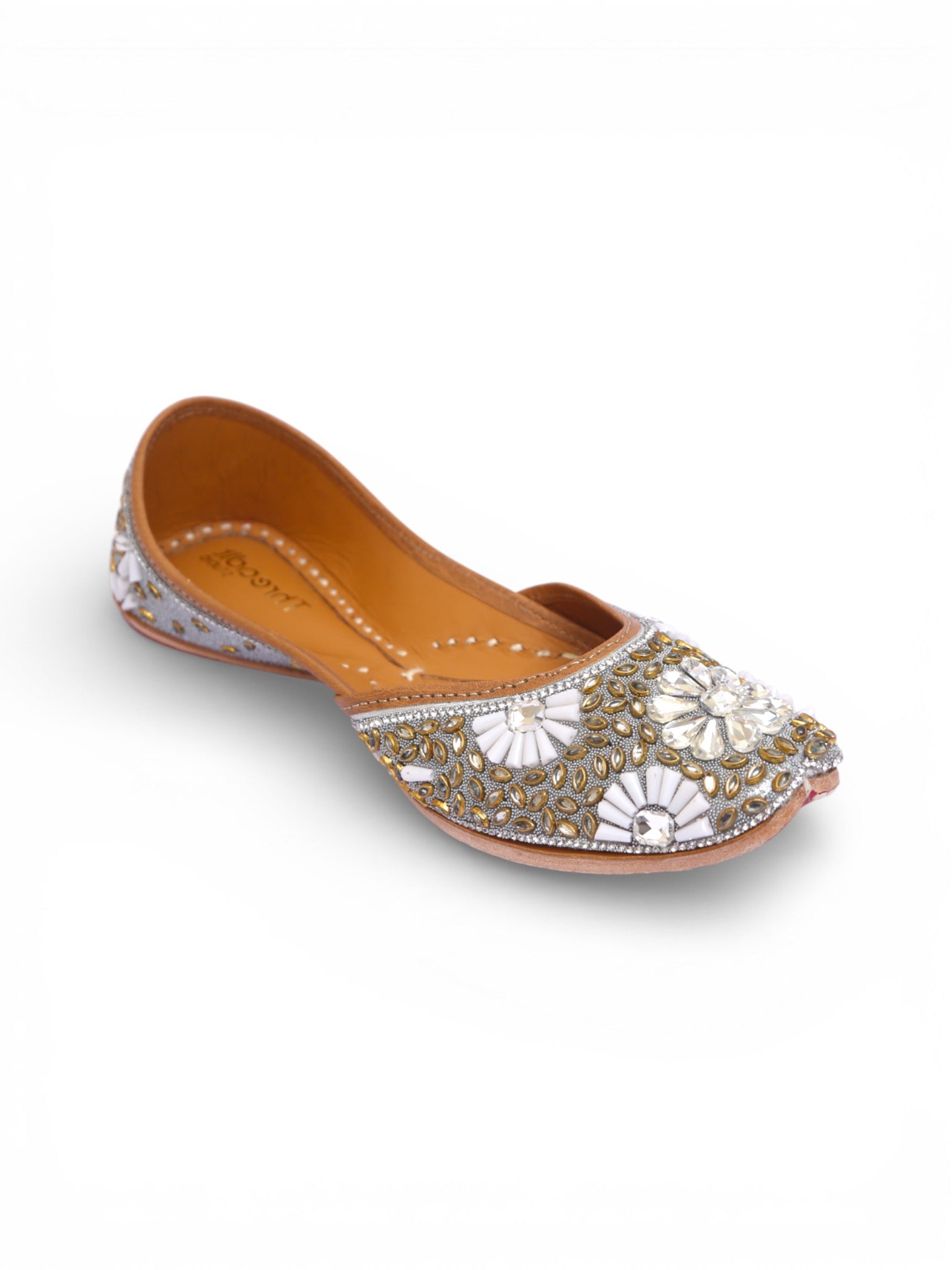 Kundan Beaded Ethnic Jutti