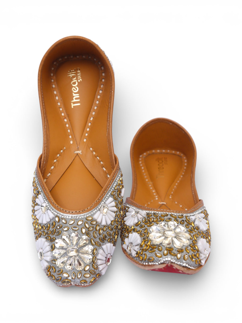 Kundan Beaded Ethnic Jutti