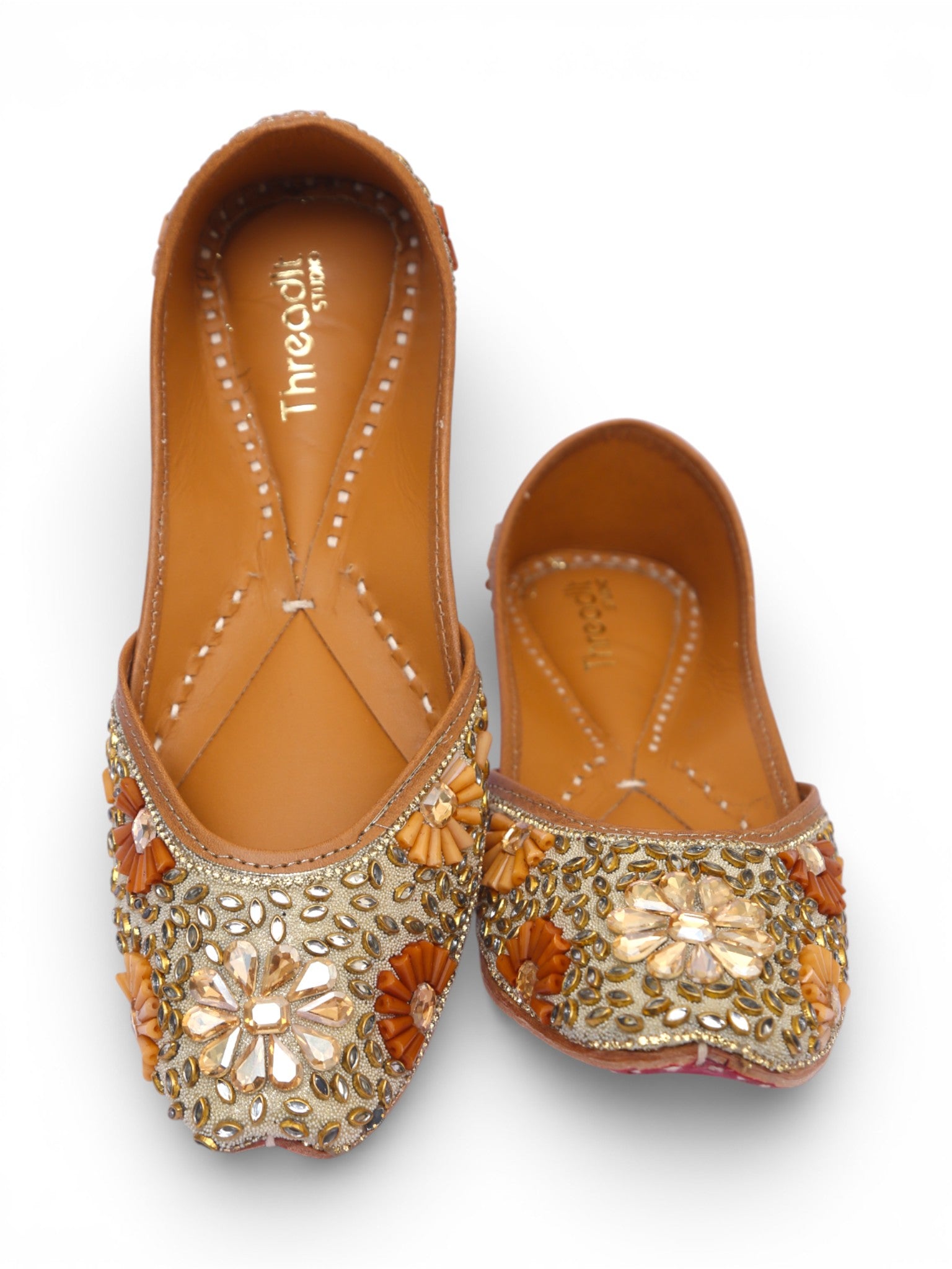 Kundan Beaded Ethnic Jutti