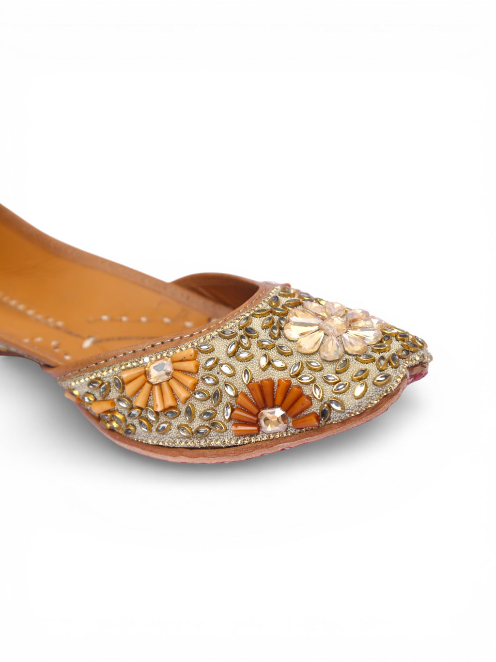 Kundan Beaded Ethnic Jutti