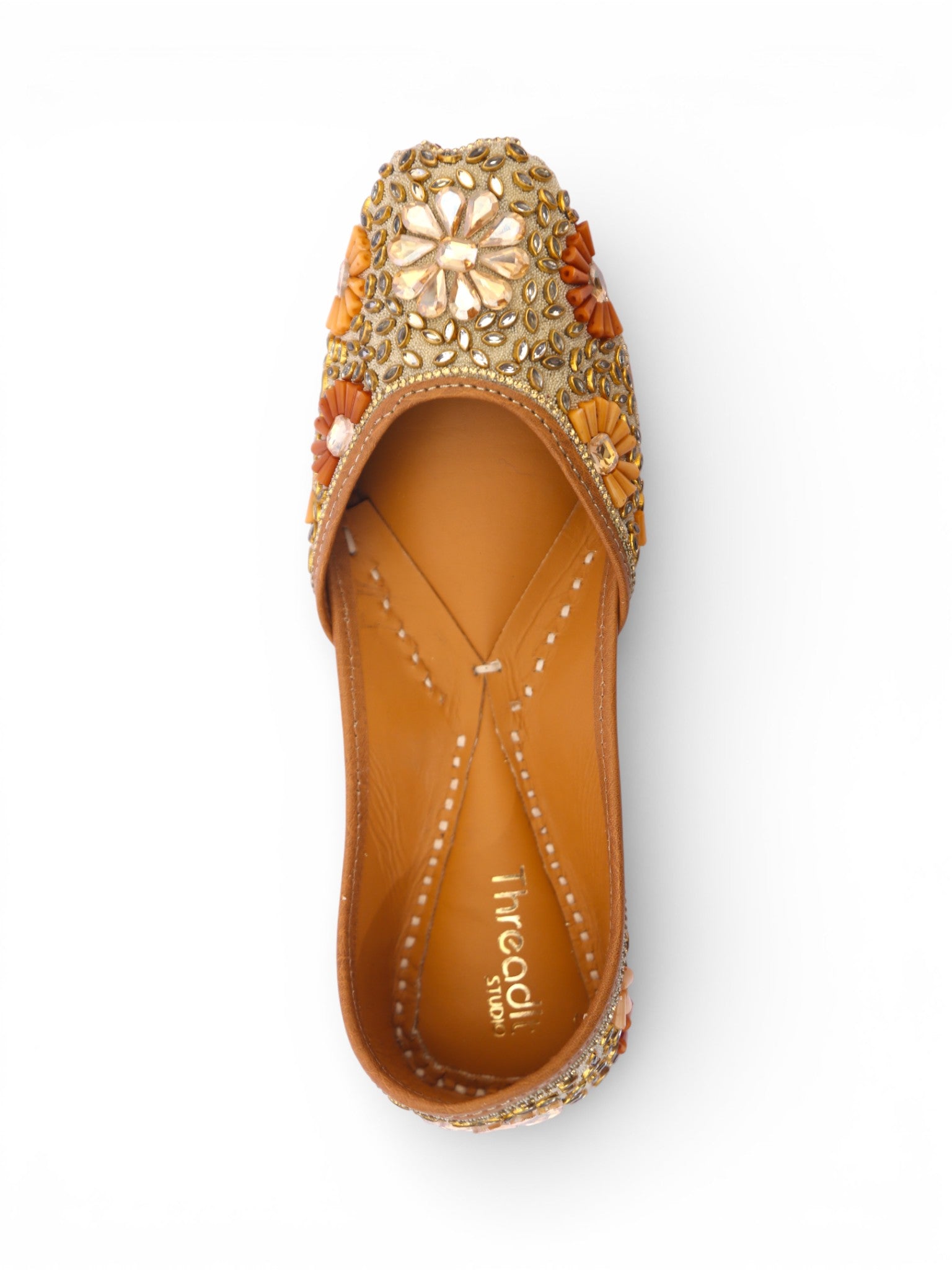 Kundan Beaded Ethnic Jutti