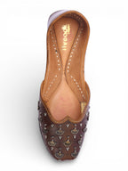 Leather base with Metal work in umbrella design