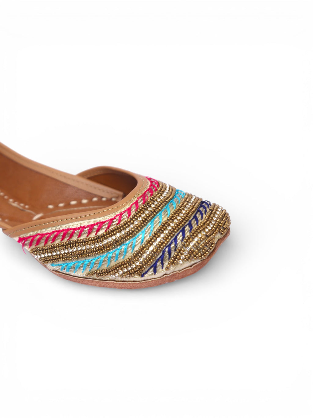 Multi color heavy dabka with handwork