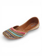 Multi color heavy dabka with handwork