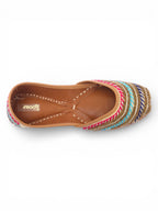 Multi color heavy dabka with handwork
