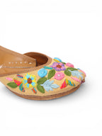 Multi color floral design Jutti