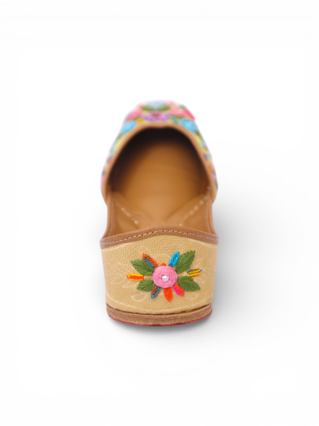 Multi color floral design Jutti