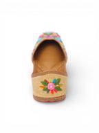 Multi color floral design Jutti