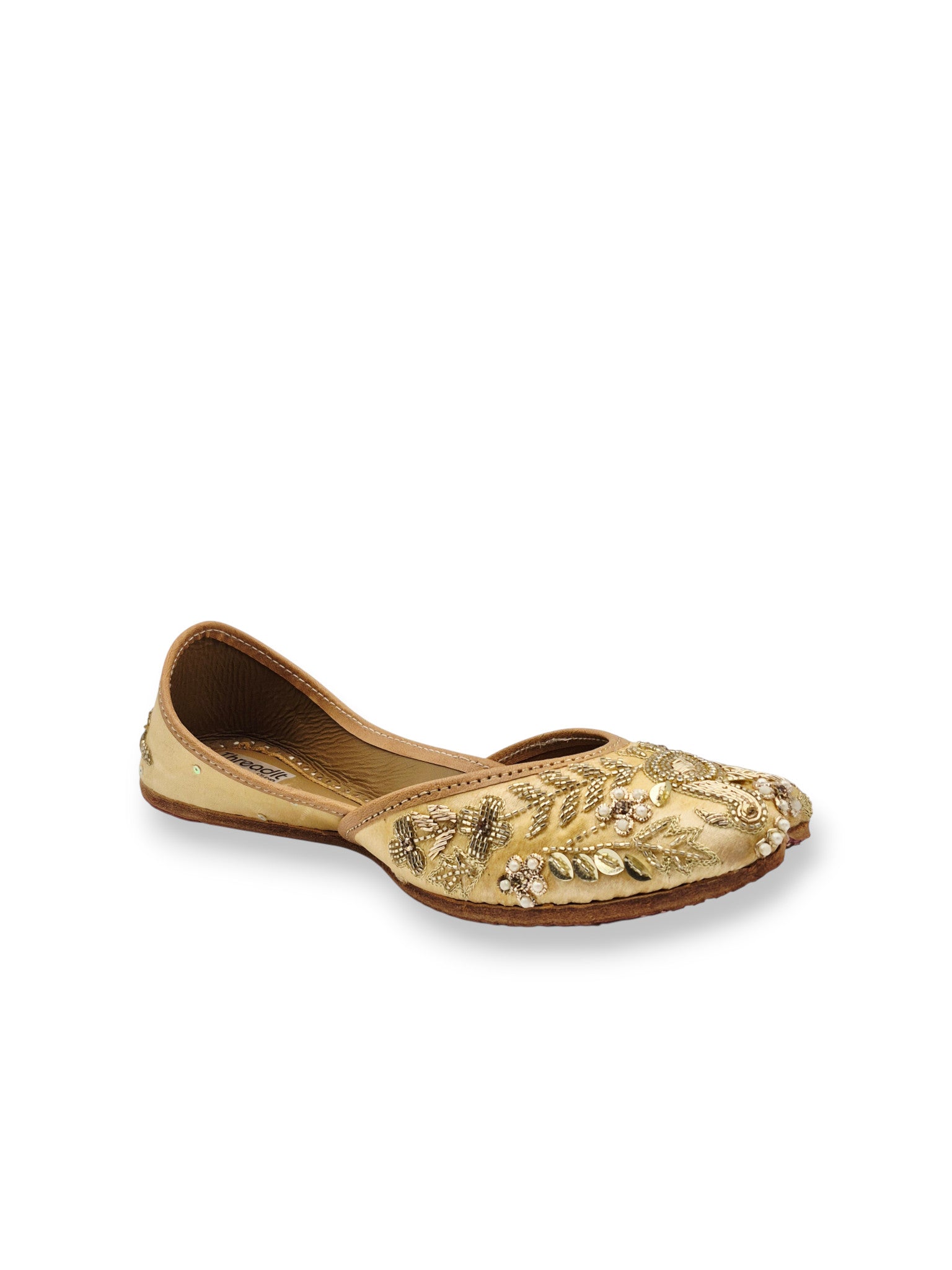Handcrafted Golden Peacock work