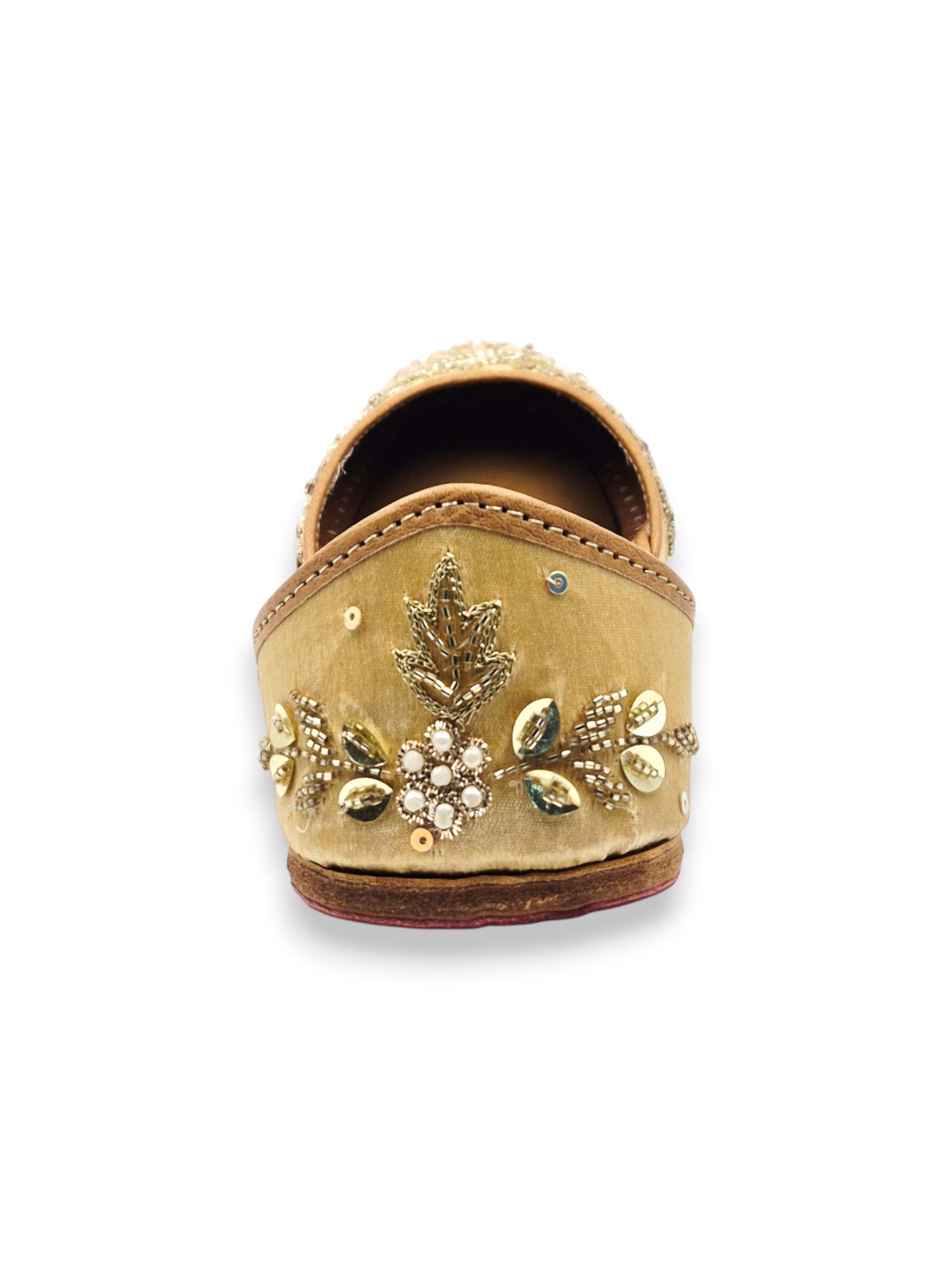 Handcrafted Golden Peacock work