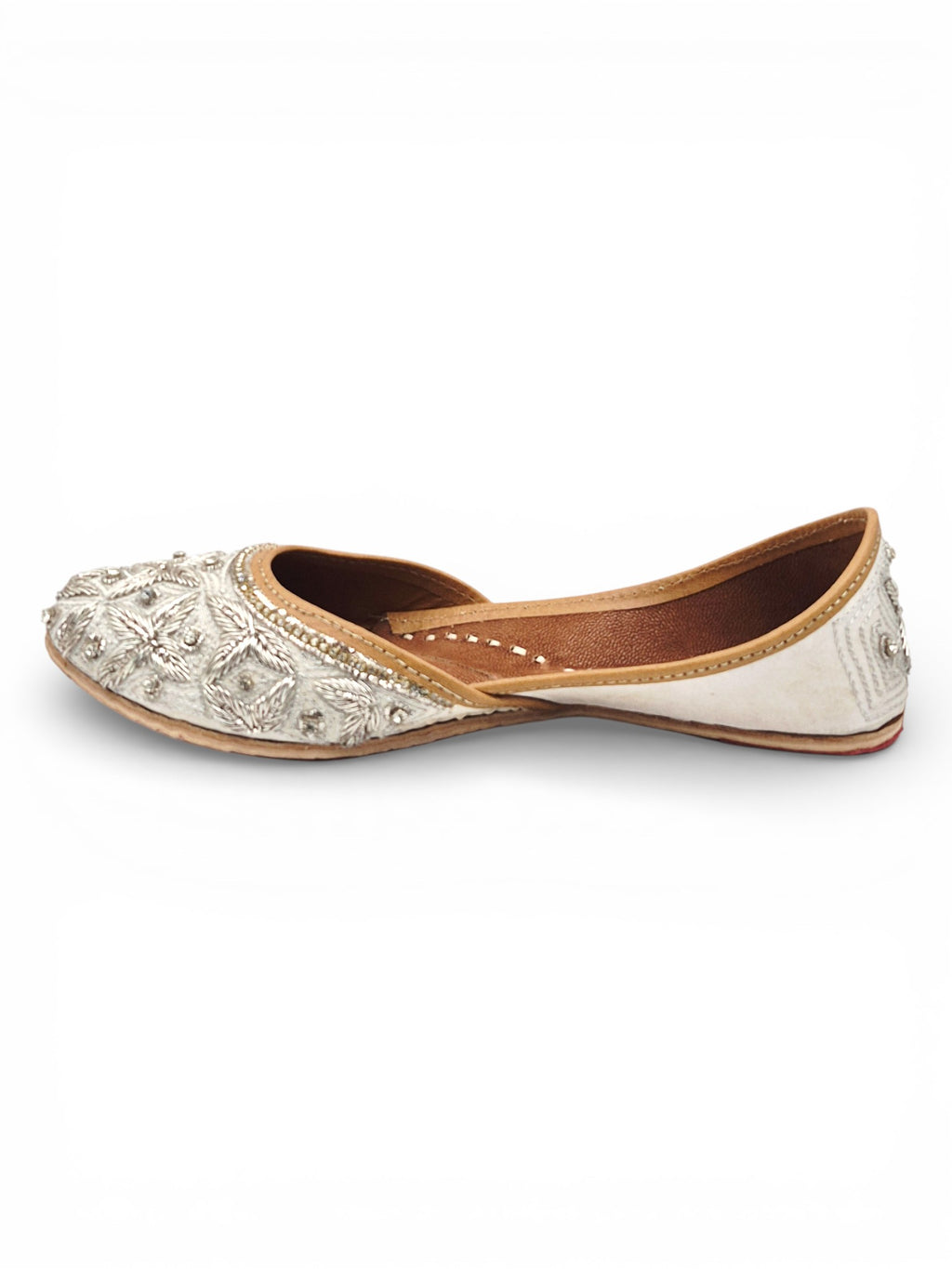 Silver Saaj Jutti