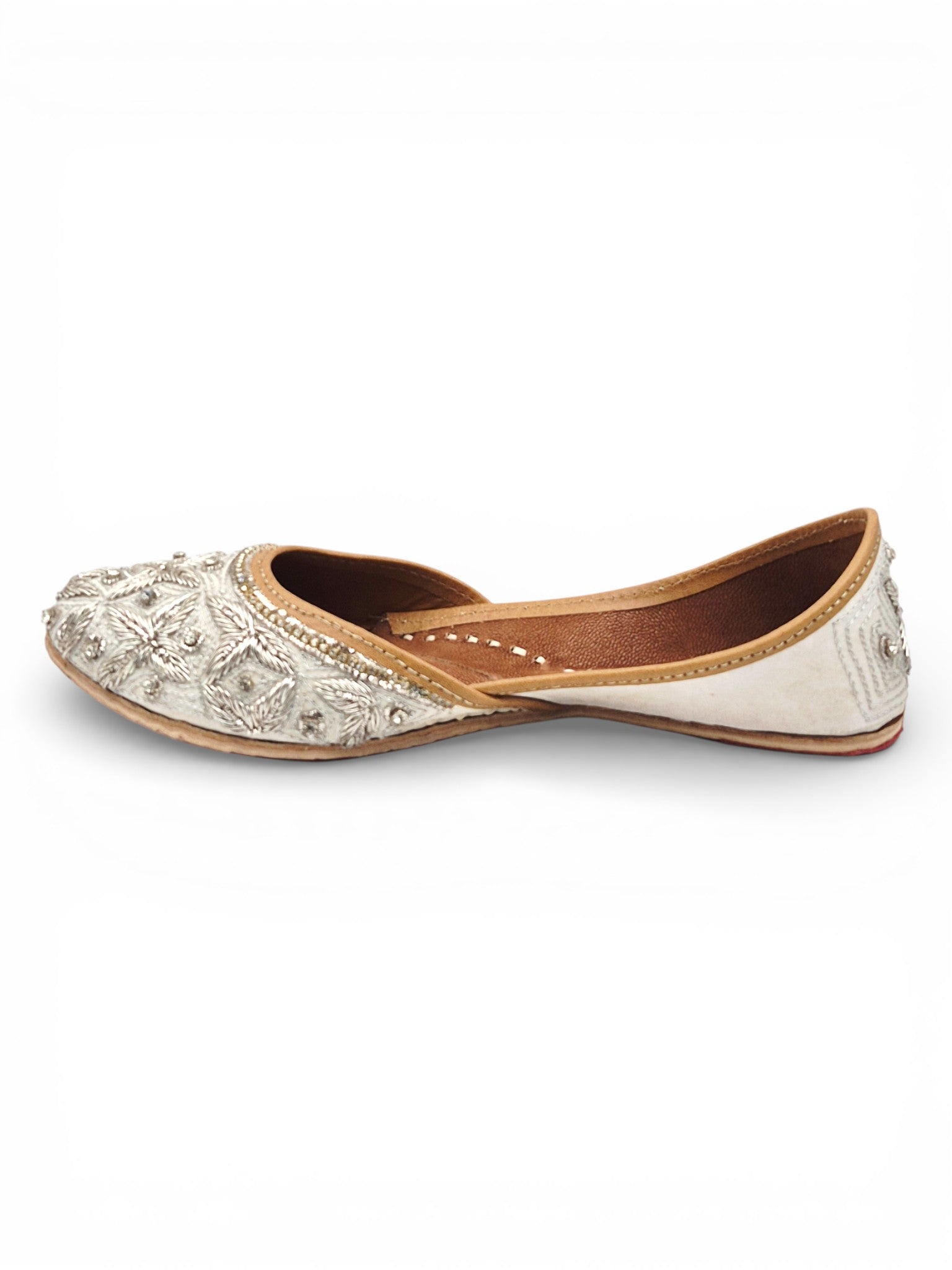 Silver Saaj Jutti