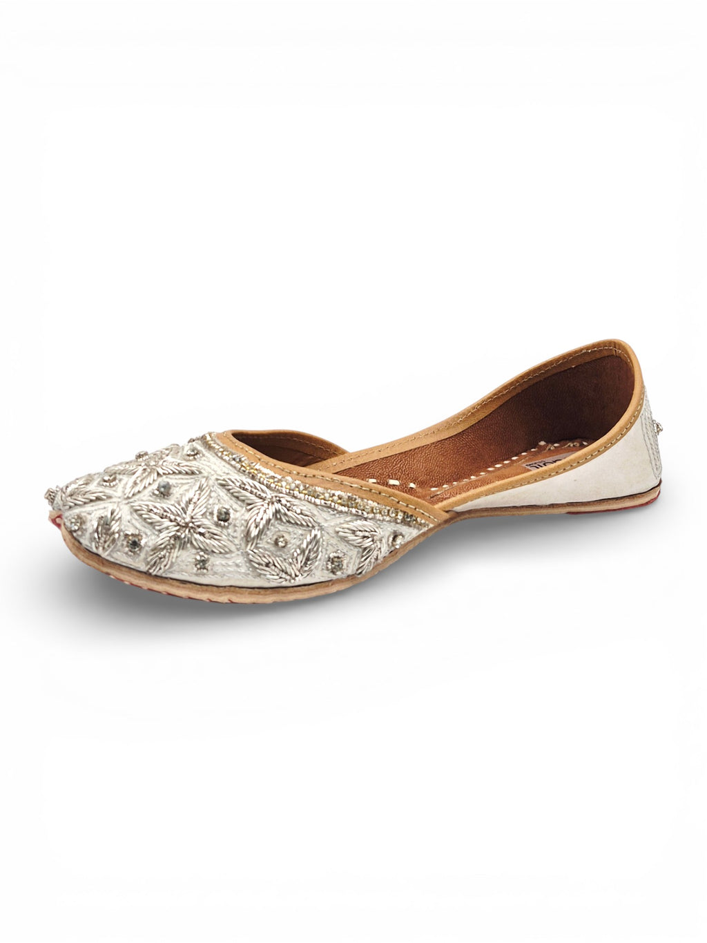 Silver Saaj Jutti