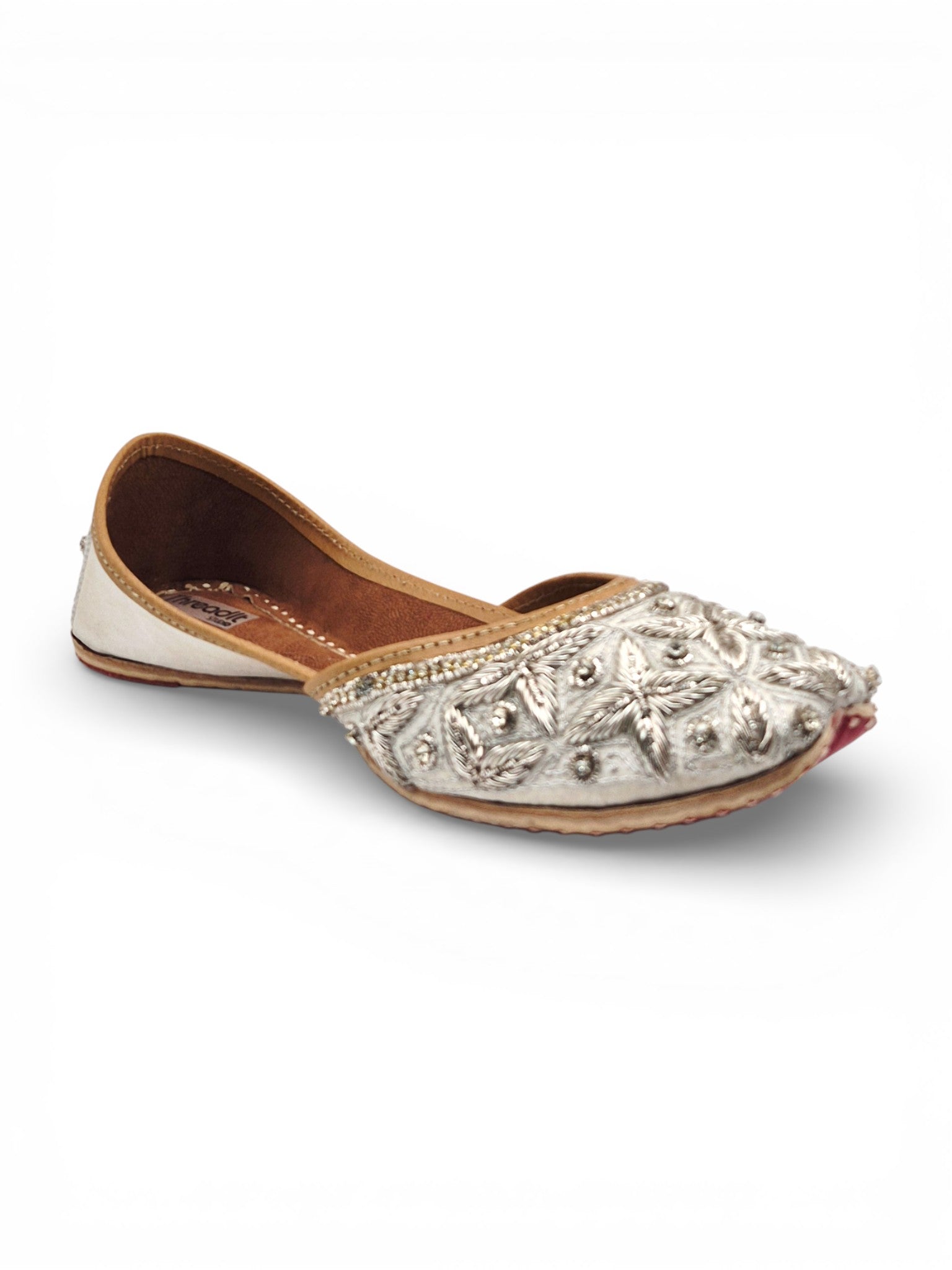 Silver Saaj Jutti