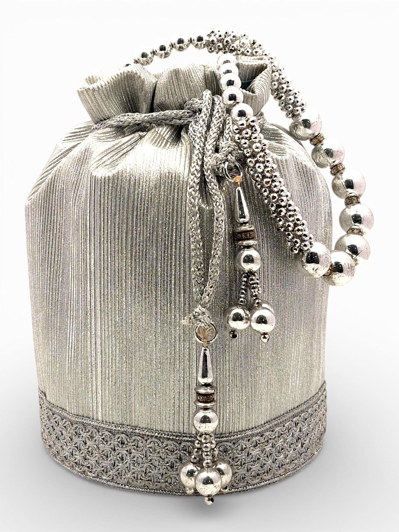 Shahi Pearl Potli Golden/Silver