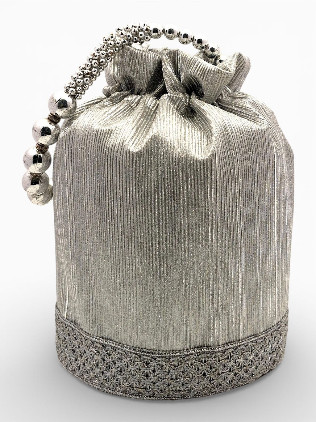 Shahi Pearl Potli Golden/Silver