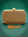 Spark Vault Clutch Golden