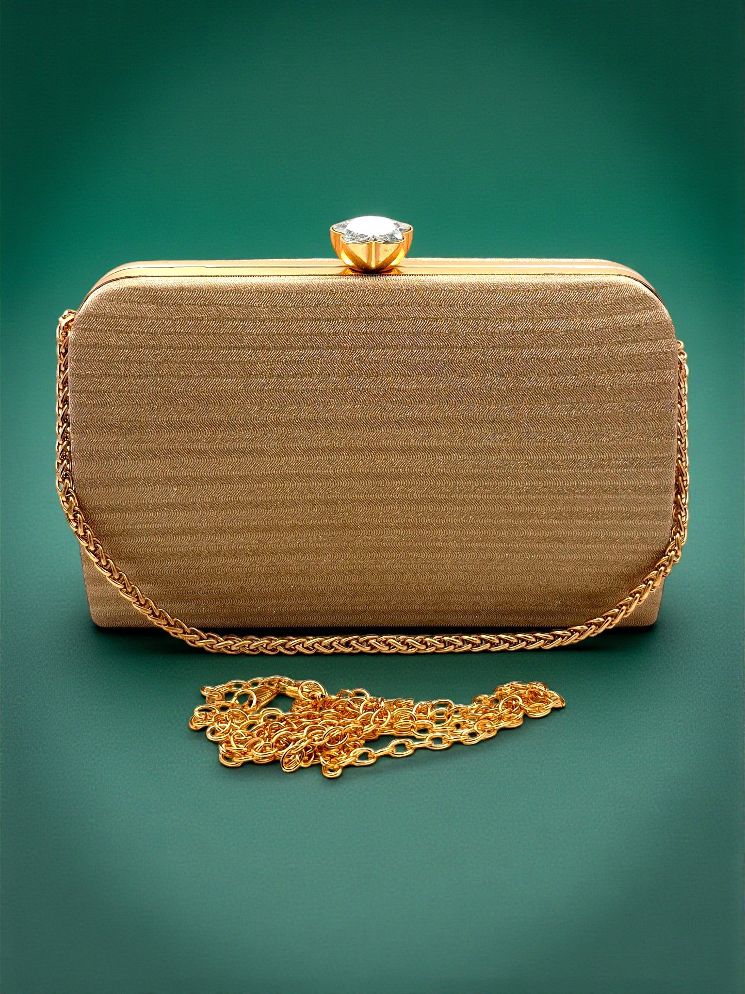 Spark Vault Clutch Golden