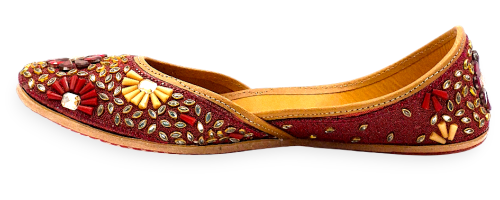Kundan Beaded Ethnic Jutti