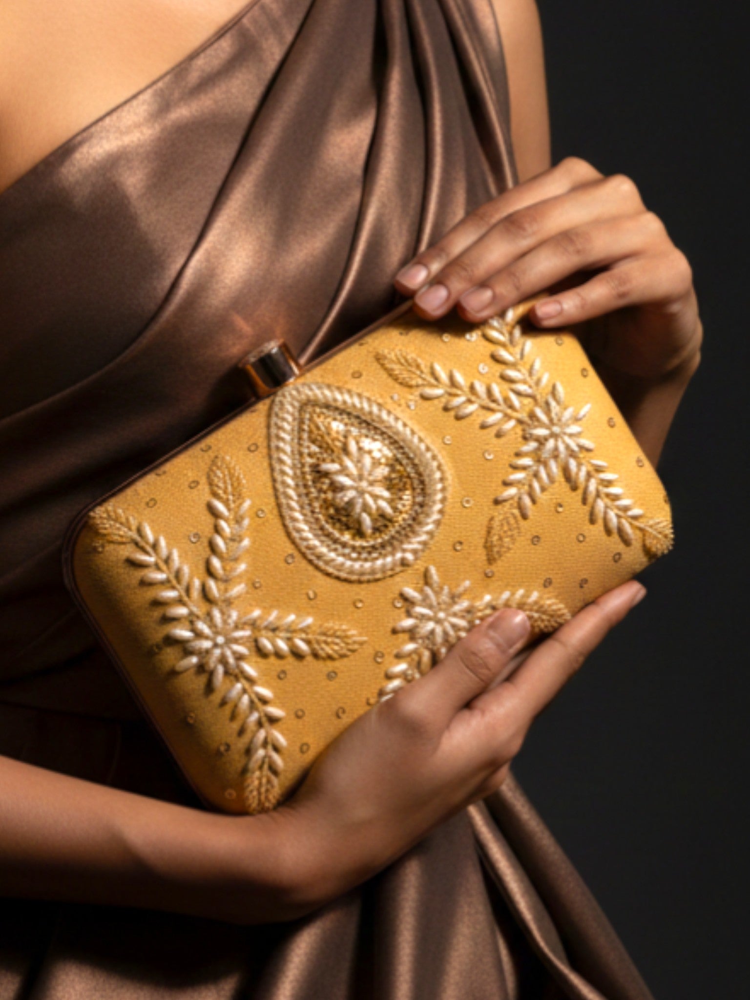 Style Spark Clutch  Yellow Color