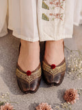 Traditional Heritage Jutti (Crimson Pop)